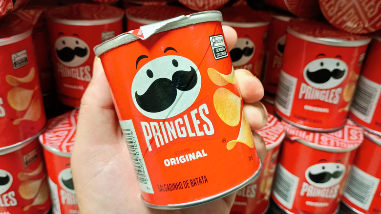 Pringles crisps and snacks selection